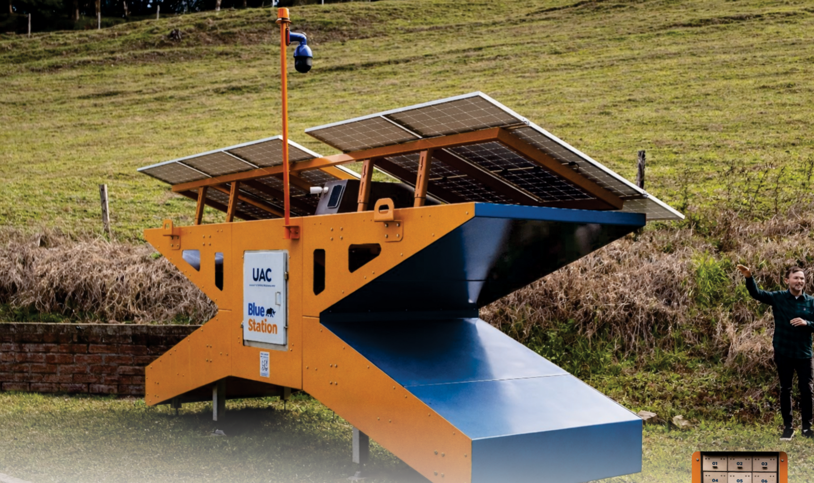 UAC BlueStation instalada em campo